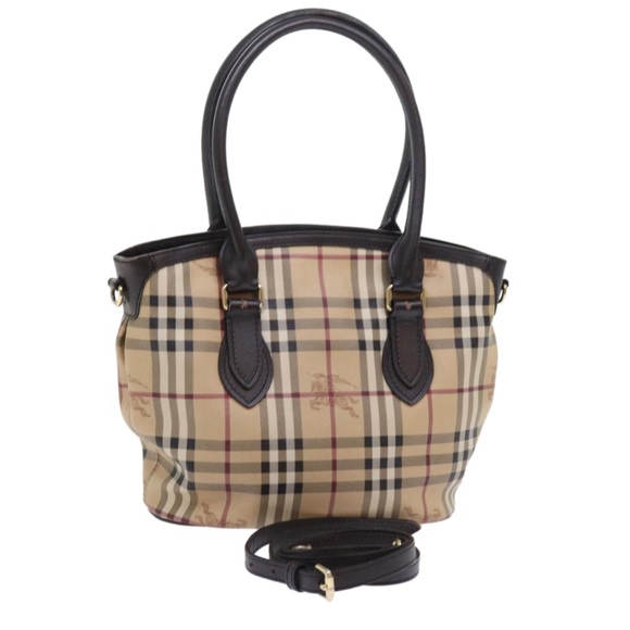 BURBERRY Nova check PVC shoulder handbag. Authentic - Picture 14 of 14